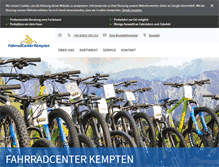 Tablet Screenshot of fahrradcenter.net